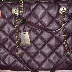 Burgundy Aldo bag